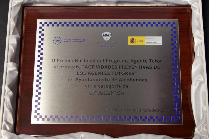 Placa. II Premio Agente Tutor - 2021
