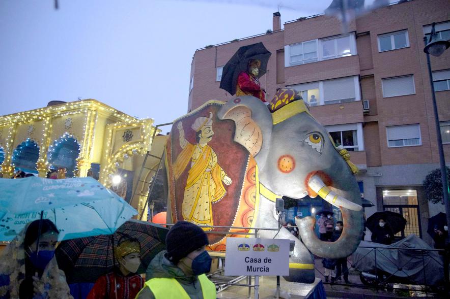 Cabalgata de Reyes 2022 -  Imagen de la carroza de la Casa de Murcia que participa en la cabalgata.