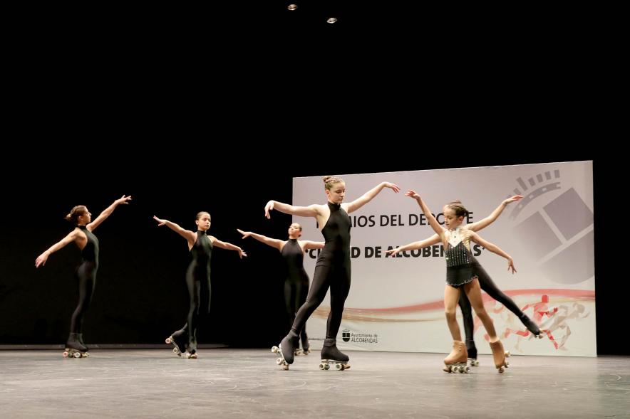 Gala del Deporte 2021 -  Actuación de un cuerpo de baile sobre patines.