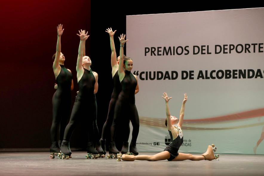 Gala del Deporte 202 - Actuación de un cuerpo de baile sobre patines.