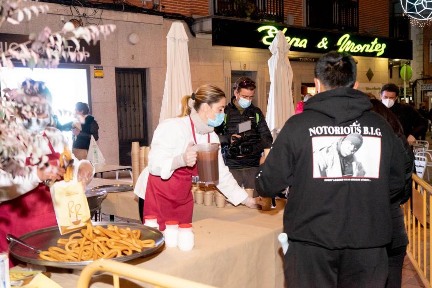 Pregón de las Fiestas Virgen de la Paz 2022 -  Imagen del puesto de churros. 