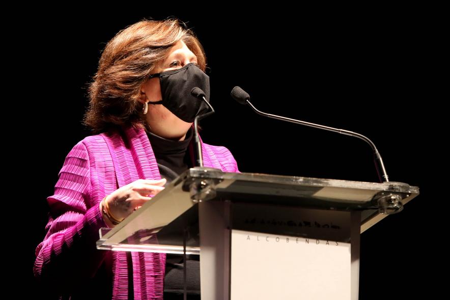 Presentación Premio Novela Corta Bachiller Alonso López  - Discurso de Rosario Tamayo, presentando el premio.