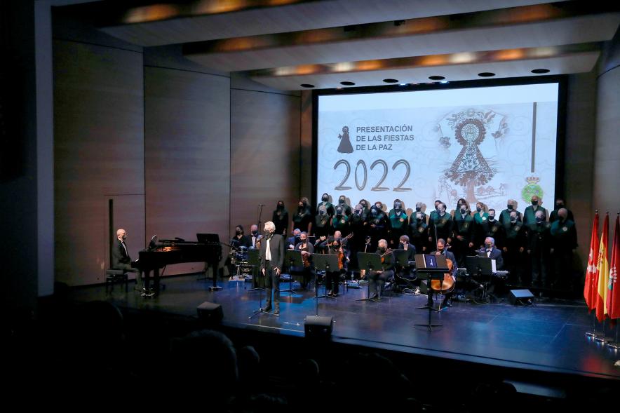 Presentación de las Fiestas Virgen de la Paz 2022 - Imagen de un momento de la actuación de la Orquesta y Coro de la Fundación Veinticuatro de Enero.
