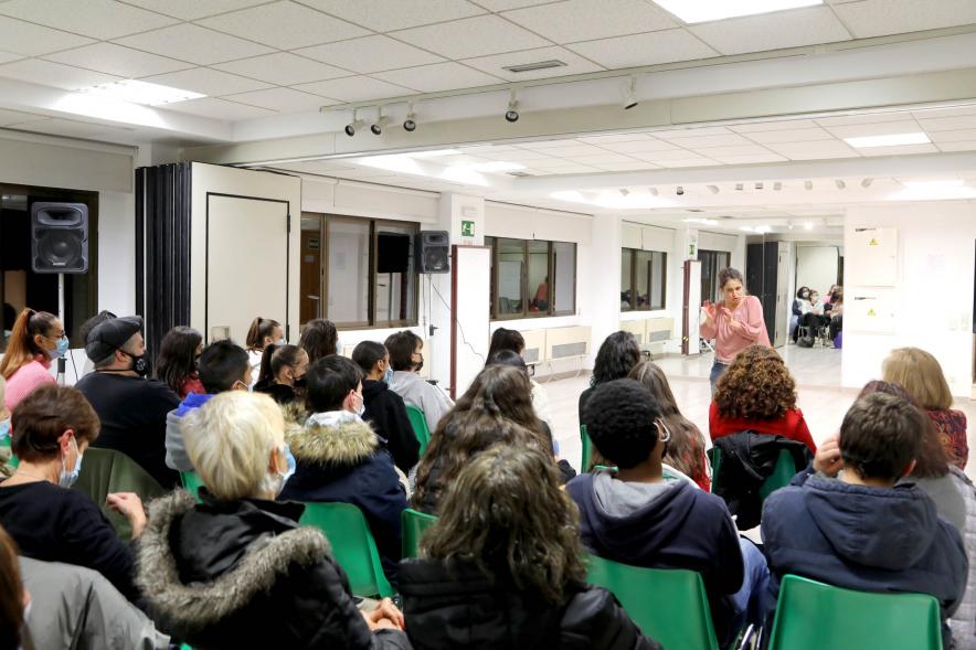 Discurso visto desde el público