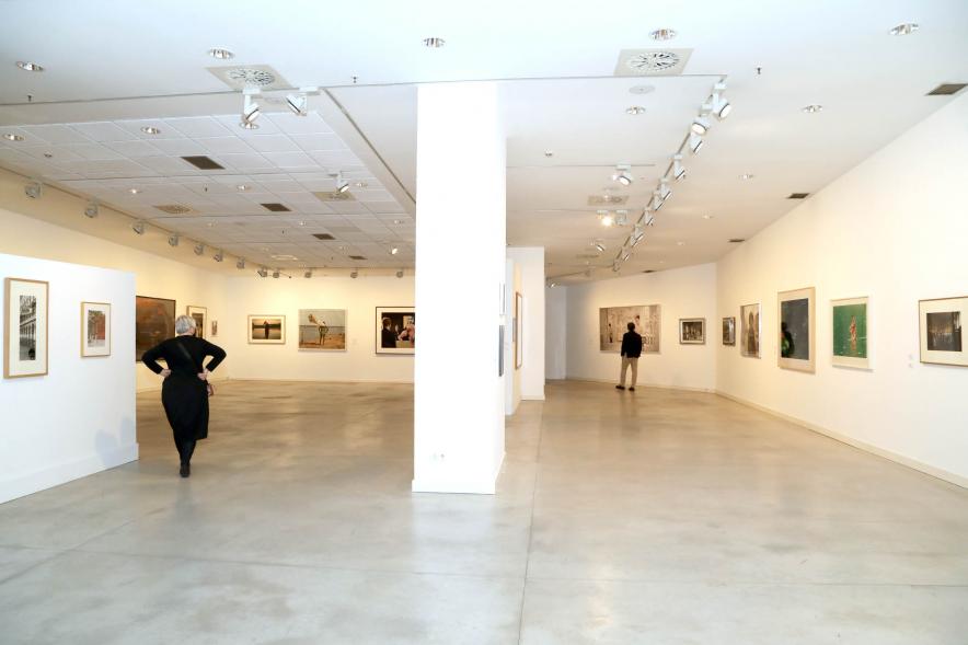   Inauguración Exposición "Encuentros" - Panorámica  de la sala de exposiciones.