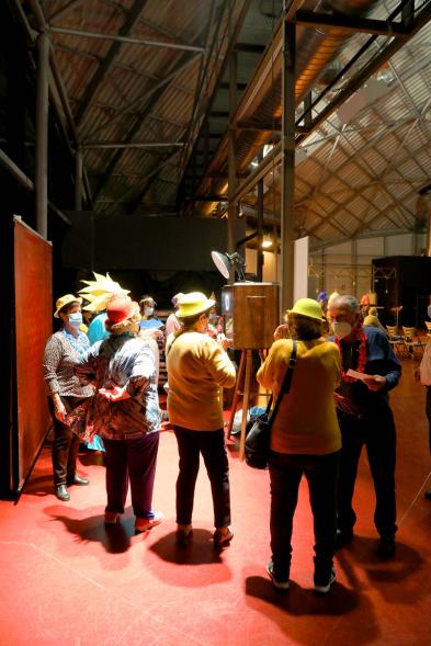 Carnaval de Mayores 2022 - Imagen de un grupo de mayores con sombreros. 