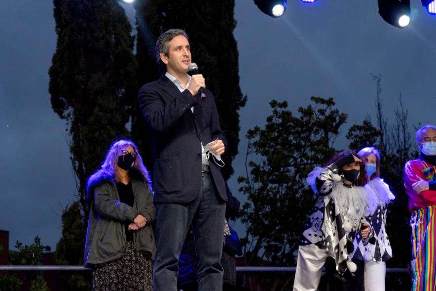 Desfile de Carnaval 2022 - Discurso del alcalde Aitor Retolaza a los participantes.