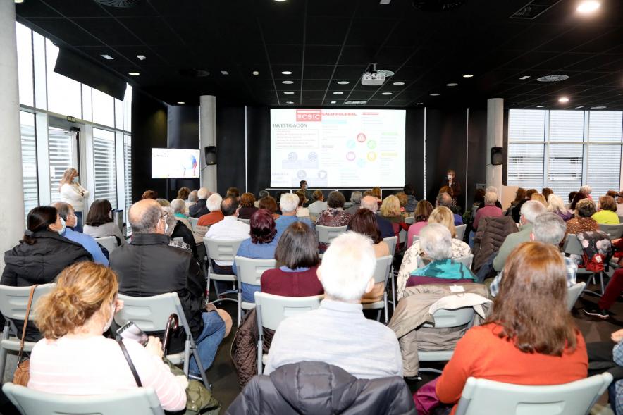 Miércoles en Abierto - Charla de Margarita del Val - Imagen panorámica del lugar donde se celebra la charla, el espacio Miguel Delibes.