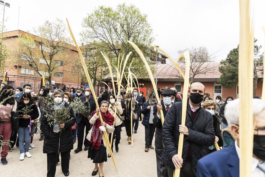 Semana Santa 2022 - Domingo de Ramos - Imagen  de la procesión.