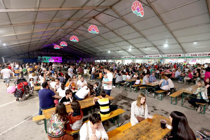 Detalle del ambiente en el  Recinto Ferial
