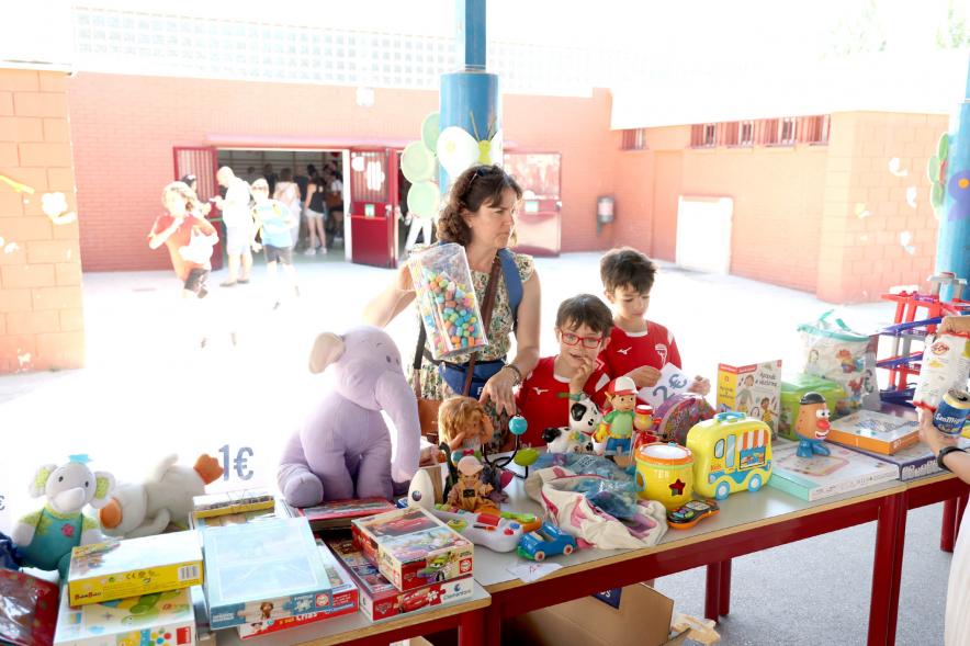 Puestos de juguetes y chuches