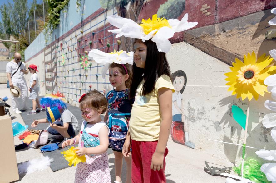 Niños en el photocall