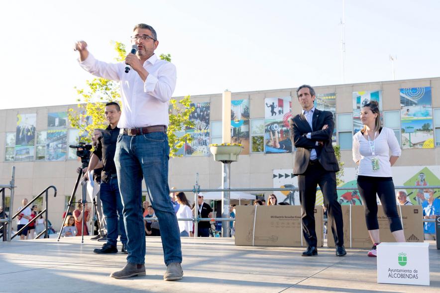 Fiesta del Deporte 2022- Primer plano del vicealcalde Sánchez Acera.