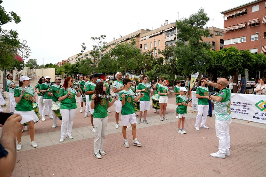 Escuela de Samba en acción