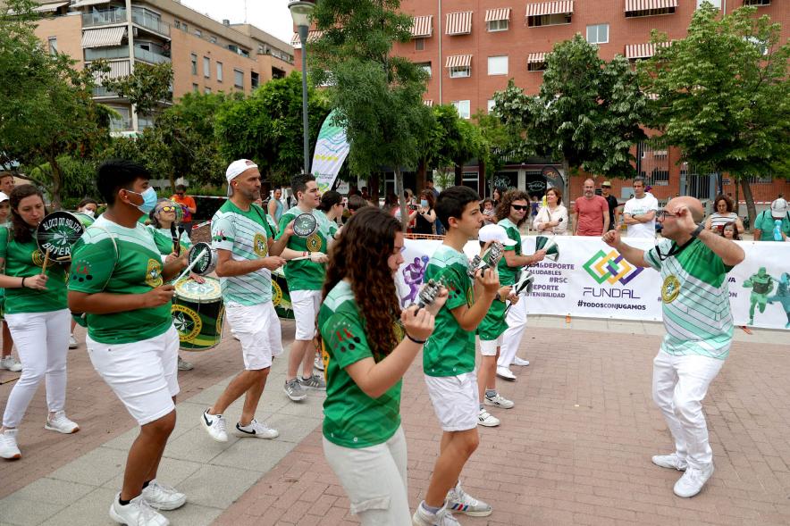 Escuela de Samba en acción