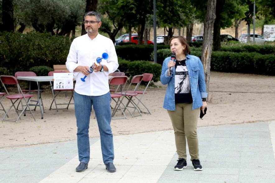 Semana del Mayor 2022 - Gymkana Intergeneracional - Imagen del vicealcalde Sánchez Acera.