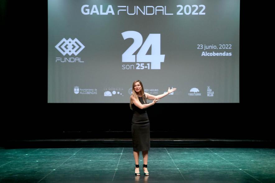 XXIV Gala Fundal -  XXIV Gala Fundal -  Primer plano de la comunicadora  Mónica Galán.
