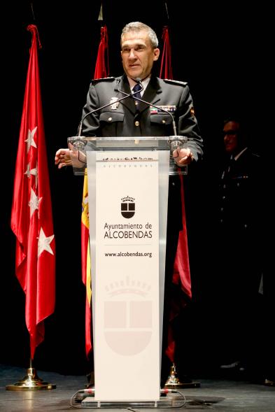 Festividad de San Juan de la Policía Local - Festividad de San Juan de la Policía Local - Discurso de un mando de la policía. 