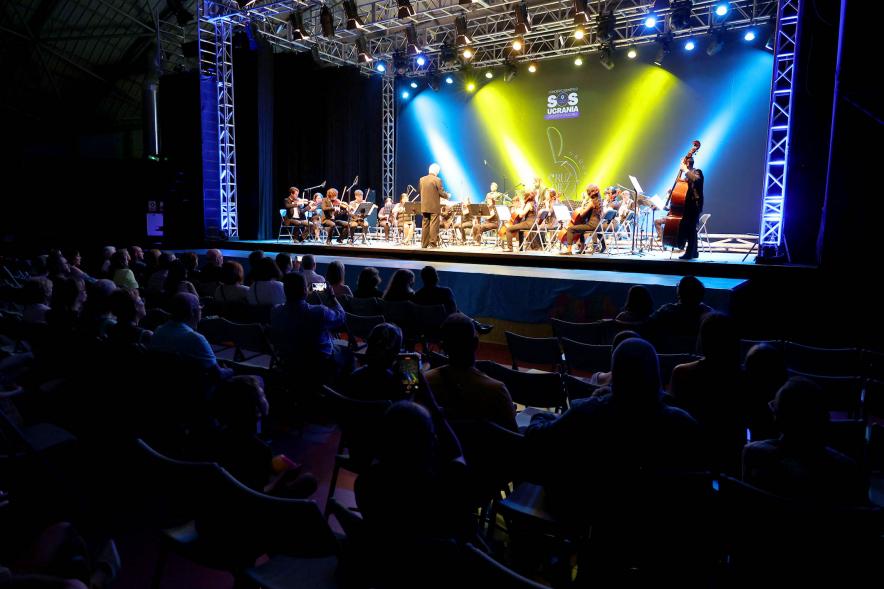 Momento del Concierto Benéfico