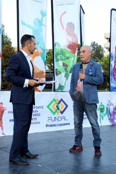 Presentación Equipos Fundal Temporada 2022-23 - Charla distendida entre el presentador y un patrocinador.