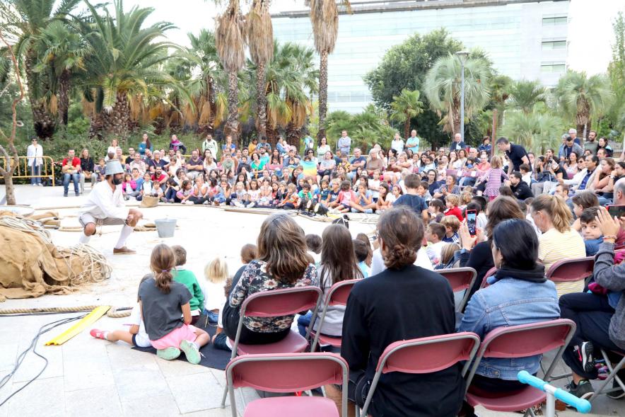   Festival MADN de Circo - Imagen de un momento de uno de los espectáculos.