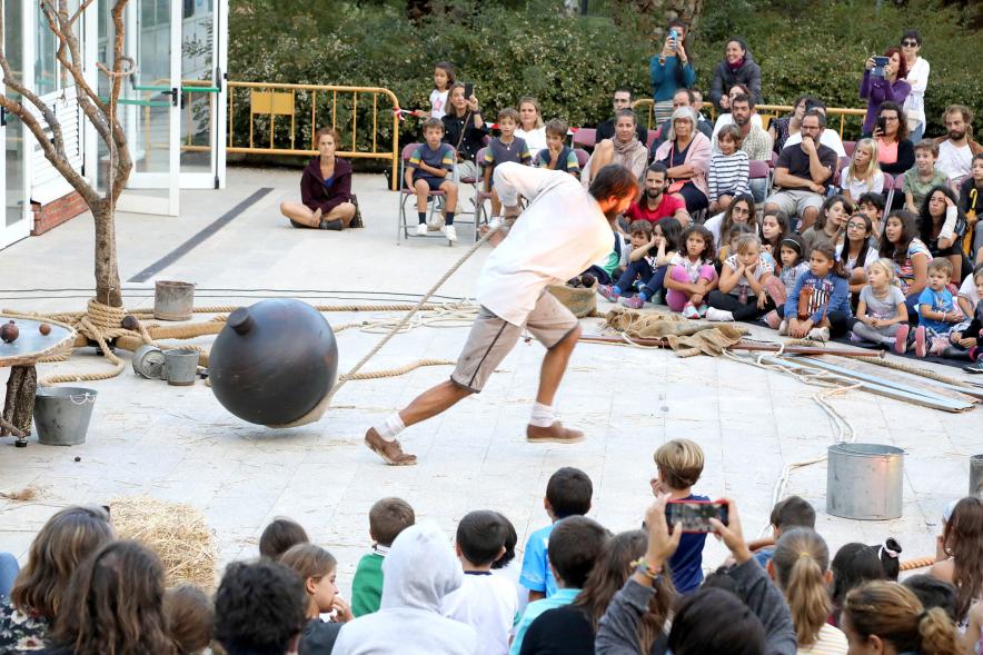 Festival MADN de Circo - Imagen de un momento de uno de los espectáculos.