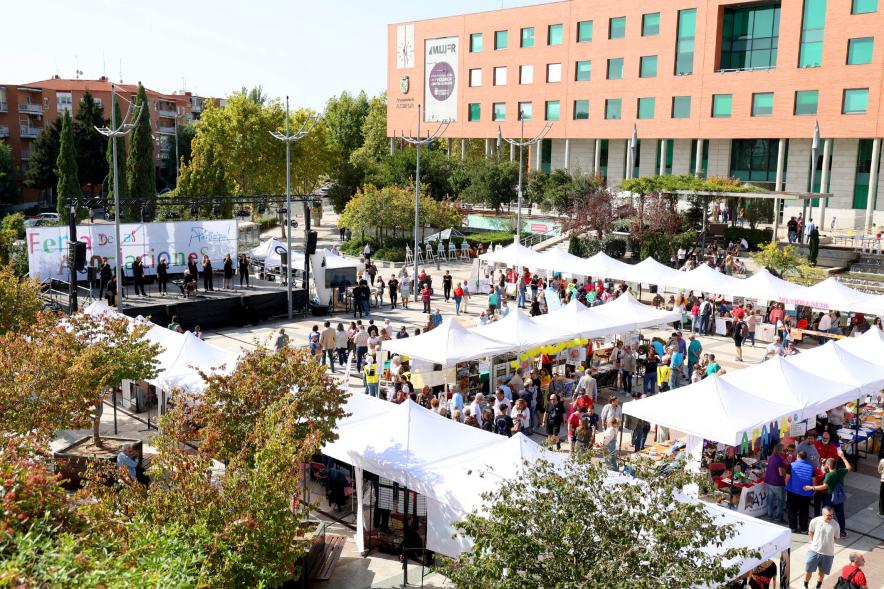 Feria de las Asociaciones 2022 - Plano cenital de la feria.
