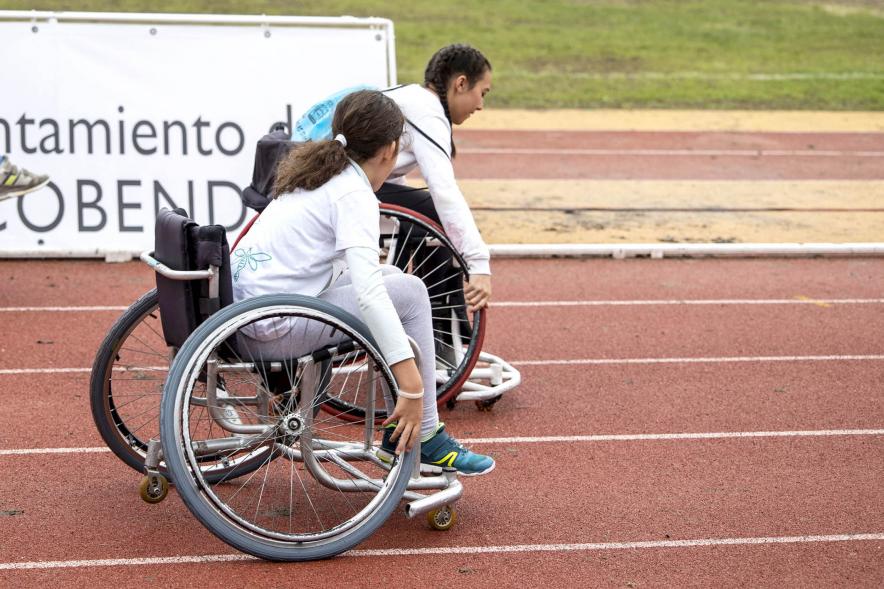 Dura pugna durante la carrera