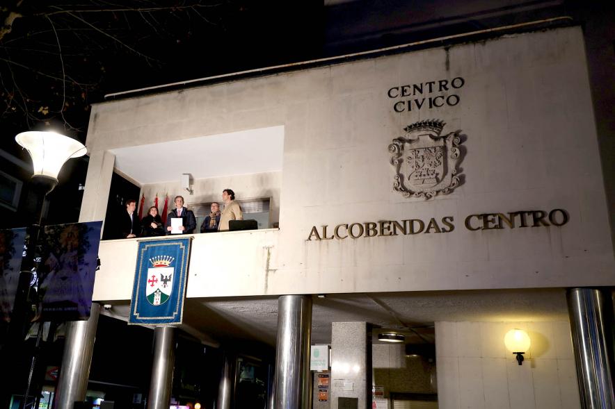 Pregón Fiestas Virgen de la Paz 2023 - Primer plano del balcón del pregón.