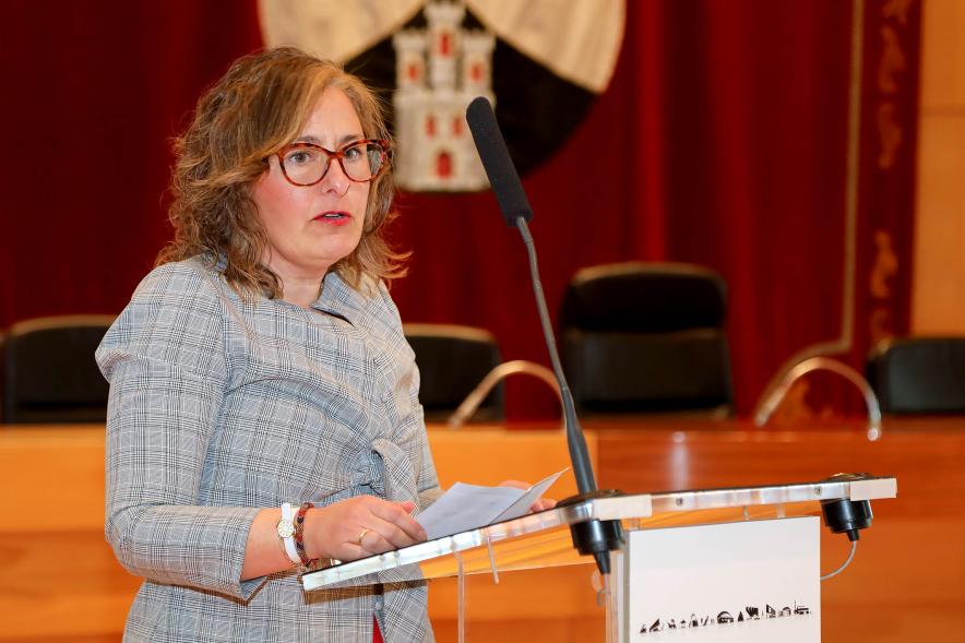 Entrega de Premios de Escaparates 2023 - Imagen de una persona en un momento de su discurso.