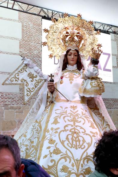 Procesión Virgen de la Paz 2023 - Imagen de la Virgen de la Paz.