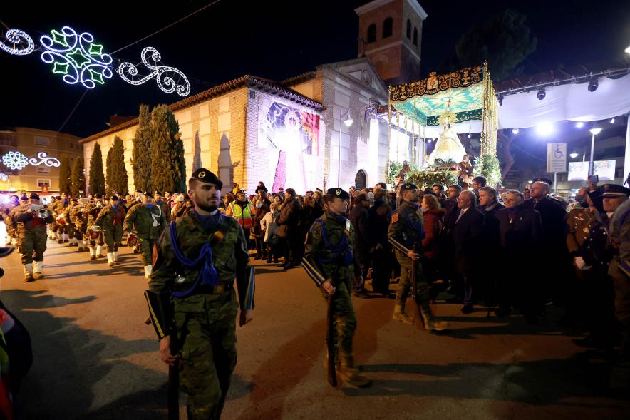 Procesión Virgen de la Paz 2023 -  Imagen de un momento de la actuación la Banda de Música Lume de Baqueira.