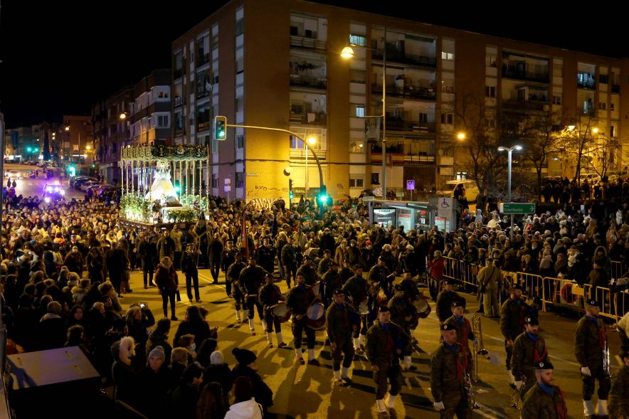 Procesión Virgen de la Paz 2023 - Imagen de un momento de la participación de la Banda de Música Lume de Baqueira.