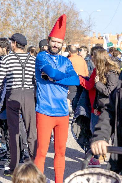 San Silvestre 2022 -  Imagen posado de un corredor disfrazado.