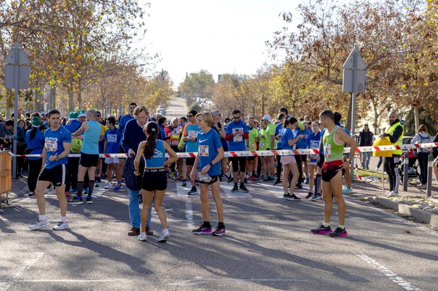 San Silvestre 2022 - Imagen de los corredores en la línea de salida.