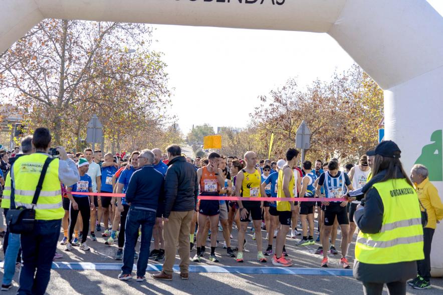 San Silvestre 2022 - Imagen de los corredores en la línea de salida.