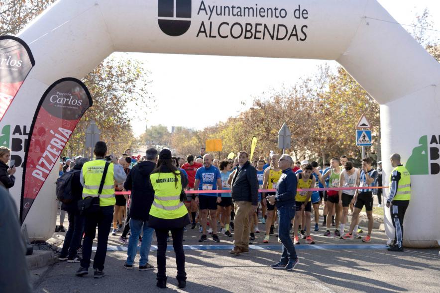 San Silvestre 2022 - Imagen de los corredores en la línea de salida.
