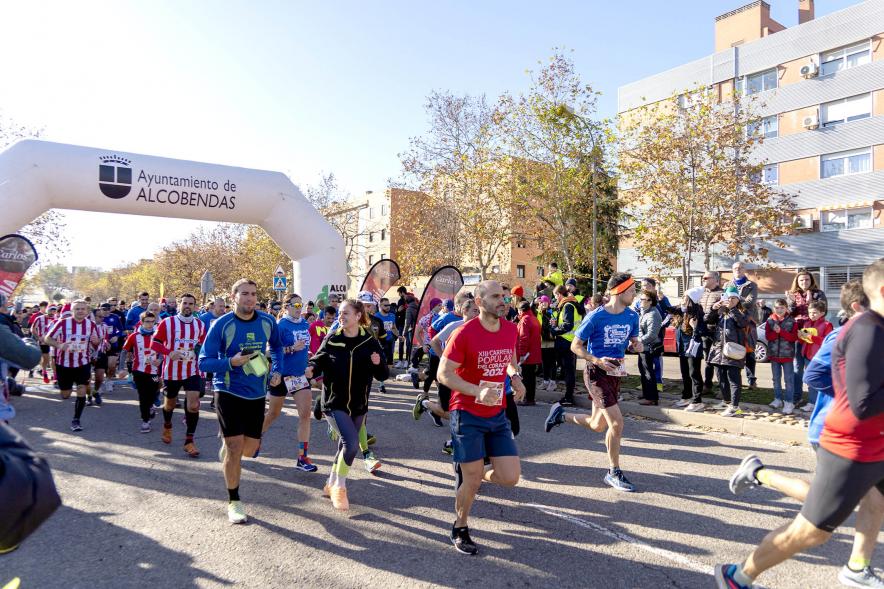 San Silvestre 2022 - Imagen de los corredores en el momento de la salida.