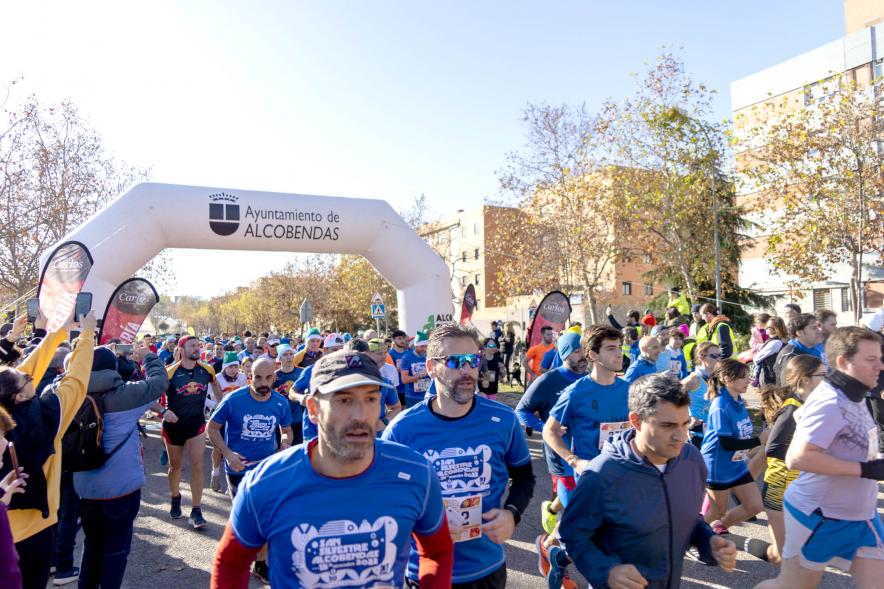 San Silvestre 2022 - Imagen de los corredores en el momento de la salida.