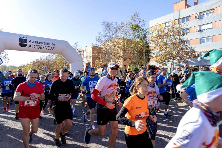 San Silvestre 2022 - Imagen de los corredores en el momento de la salida.