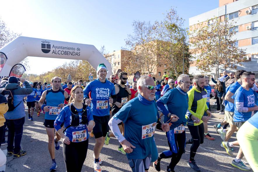 San Silvestre 2022 - Imagen de los corredores en el momento de la salida.