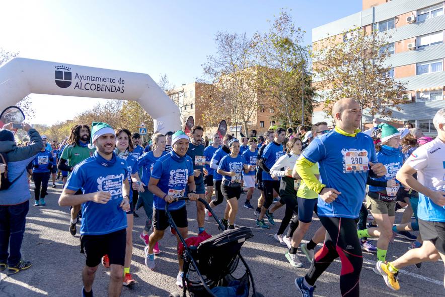 San Silvestre 2022 - Imagen de los corredores en el momento de la salida.