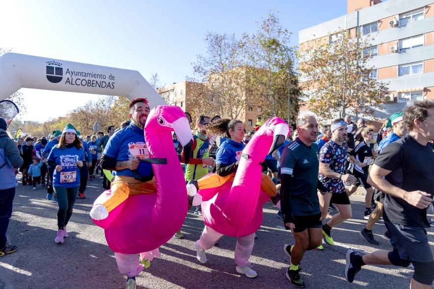 San Silvestre 2022 - Imagen de los corredores en el momento de la salida.