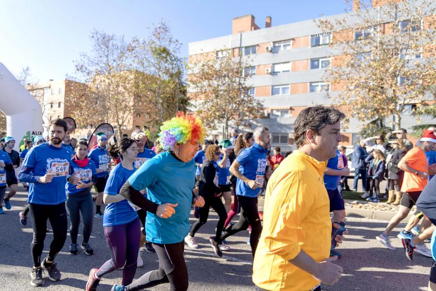 San Silvestre 2022 -  Imagen de algunos corredores durante la carrera.
