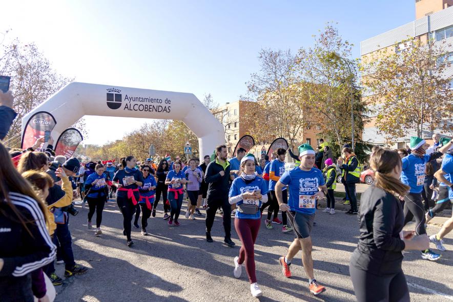 San Silvestre 2022 -  Imagen de algunos corredores durante la carrera.