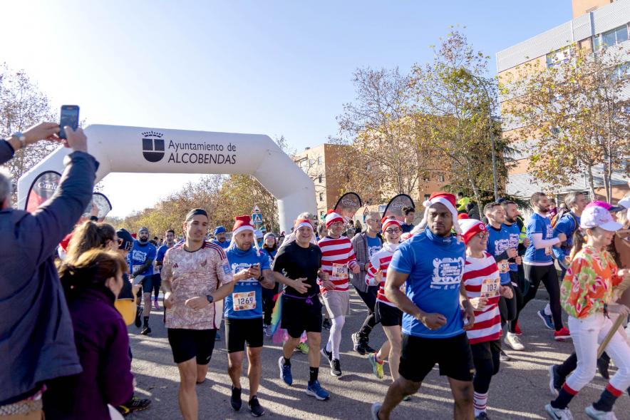 San Silvestre 2022 -  Imagen de algunos corredores durante la carrera.