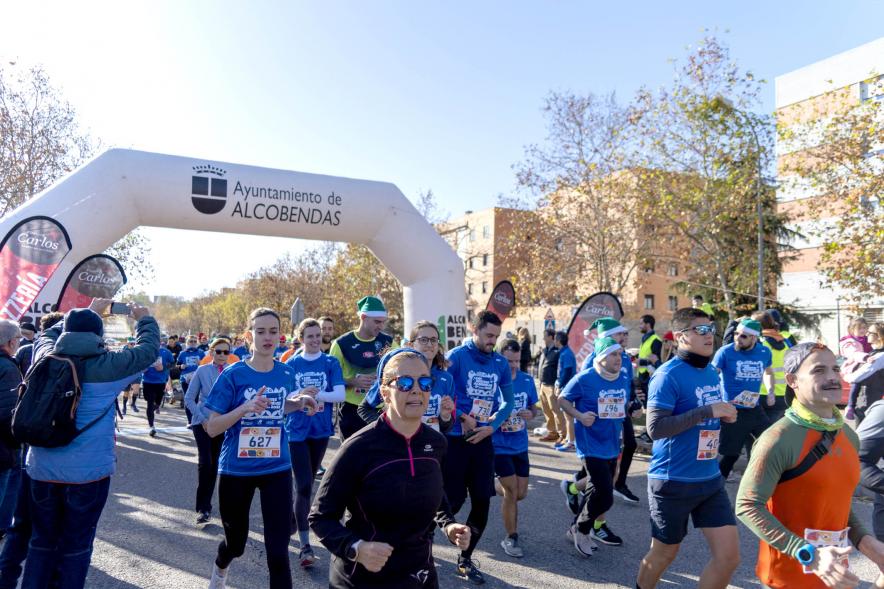 San Silvestre 2022 -  Imagen de algunos corredores durante la carrera.