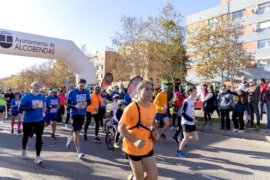 San Silvestre 2022 -  Imagen de algunos corredores durante la carrera.