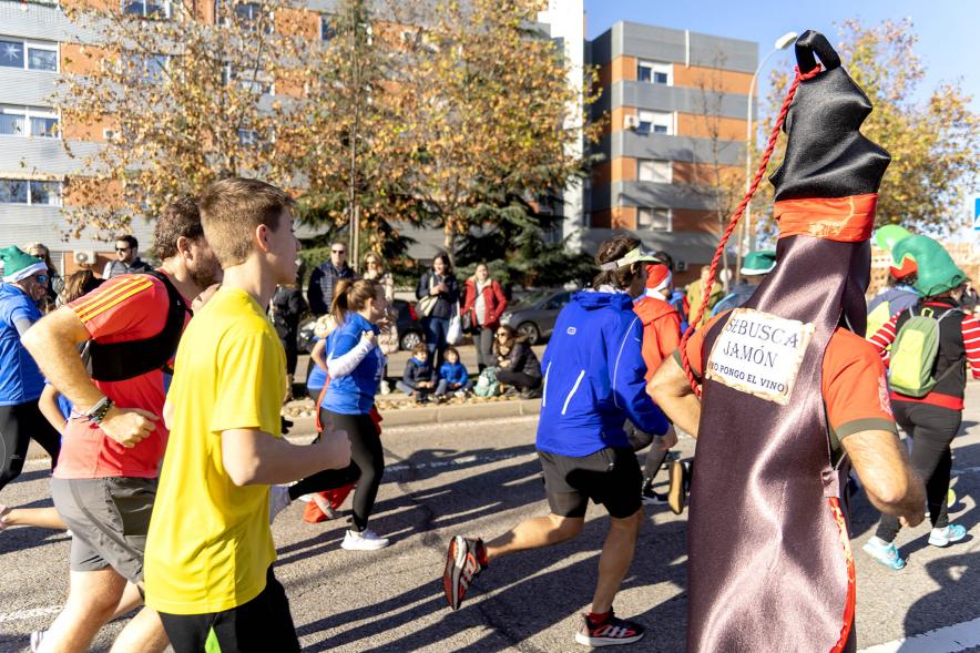San Silvestre 2022 - Imagen de algunos corredores durante la carrera.