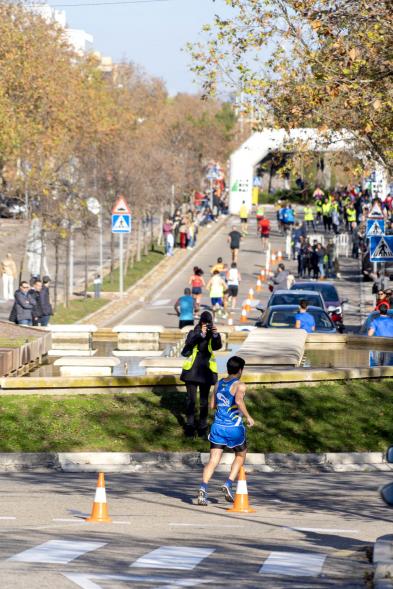 San Silvestre 2022 - Imagen de algunos corredores durante la carrera.